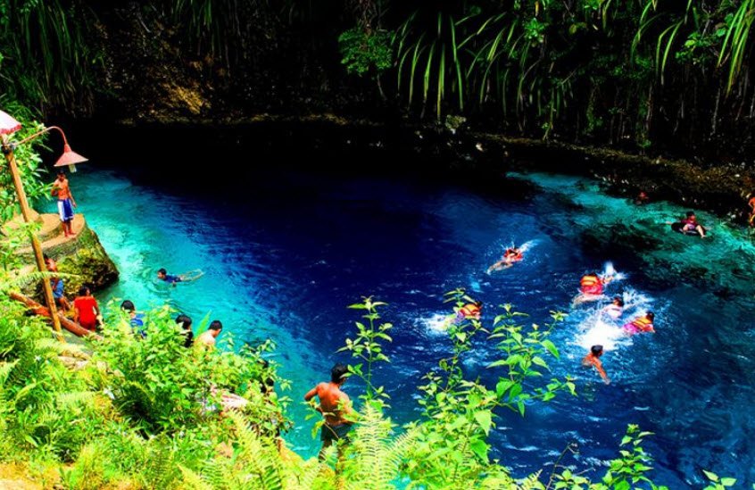 Hinatuan Enchanted River, Surigao del Sur, Philippines